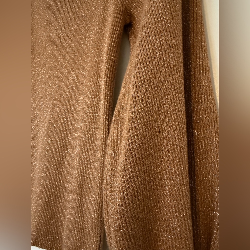 NWT Ann Taylor metallic blouson sweater - Picture 7 of 11